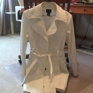 White trench coat